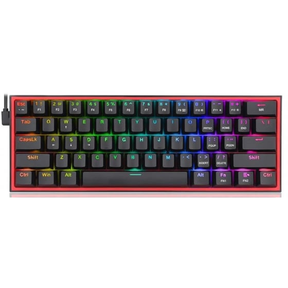 Redragon Fizz K617 Gaming Ενσύρματο Μηχανικό Πληκτρολόγιο RGB Black (US)
