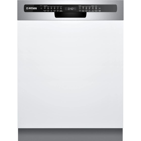 PITSOS DIF61I01 για 14 Σερβίτσια Εντοιχιζόμενο Πλυντήριο Πιάτων Inox