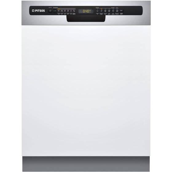 PITSOS DIF60I01 για 12 Σερβίτσια Εντοιχιζόμενο Πλυντήριο Πιάτων Inox