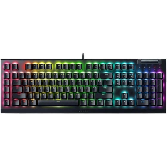 Razer BlackWidow V4 X Gaming Μηχανικό Full Size Πληκτρολόγιο με Razer Yellow διακόπτες και RGB Μαύρο (US)