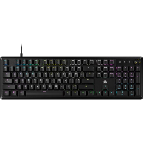 Corsair K70 Core RGB Gaming Ενσύρματο Full Size Πληκτρολόγιο με RGB Μαύρο (US)