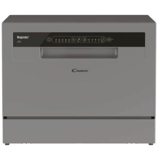 CANDY CP 6E51LS για 6 Σερβίτσια Ασημί Πλυντήριο Πιάτων Πάγκου