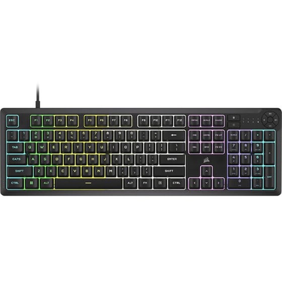Corsair K55 Core RGB Gaming Ενσύρματο Πληκτρολόγιο Μαύρο (US)