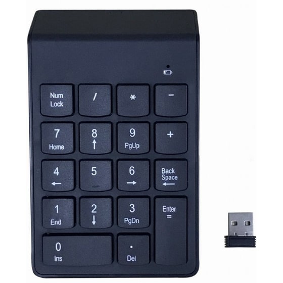 Gembird KPD-W-02 Ενσύρματο NumPad Μαύρο