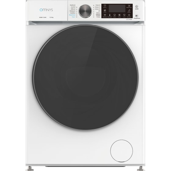 OMNYS WNM-12AW 12 kg 1.400 Στροφές Λευκό Πλυντήριο Ρούχων