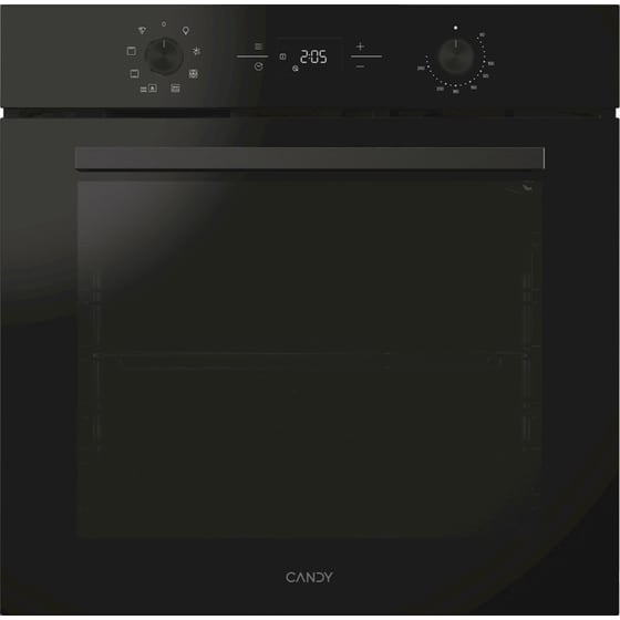 CANDY CA6NP3T3HTB BL 78 Lt Μαύρο Εντοιχιζόμενος Φούρνος Άνω Πάγκου