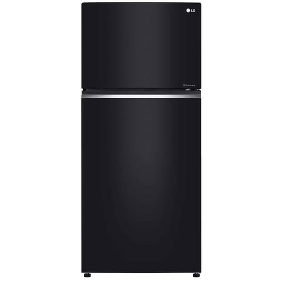 LG GTB744BMBED Total No Frost 506 Lt  Μαύρο Γυαλί Δίπορτο Ψυγείο