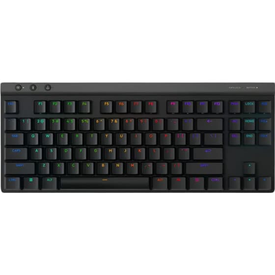 Logitech G515 Μηχανικό Gaming Ασύρματο Πλητρολόγιο RBG Μαύρο (US)
