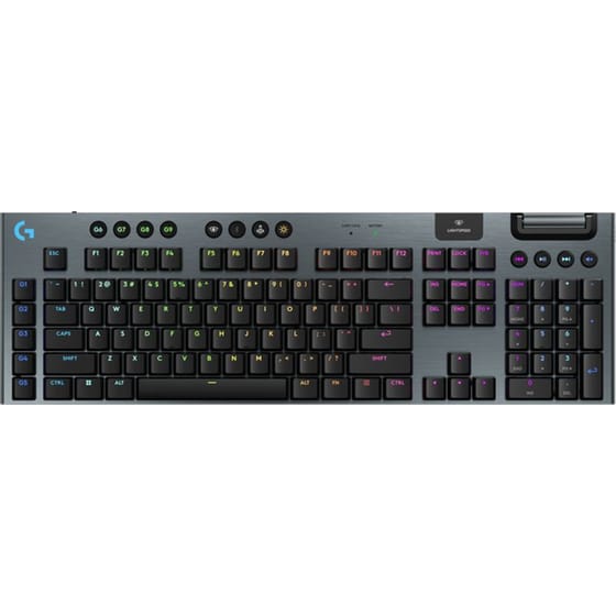 Logitech G G915 X Lightspeed Gaming Ασύρματο Μηχανικό Πληκτρολόγιο RGB Linear Μαύρο (US)