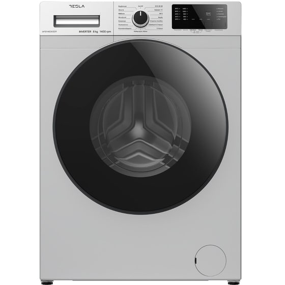 TESLA WF101460KSGR 10 kg 1.400 Στροφές Ασημί Πλυντήριο Ρούχων