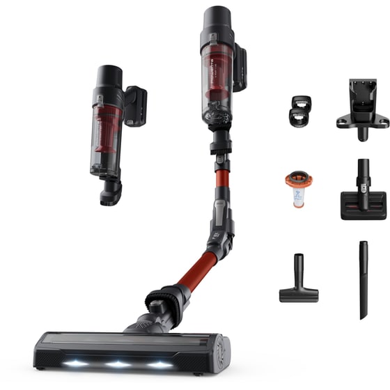 ROWENTA RH6A83WO XPERT FLEX 18 V Μαύρη/Κόκκινη Σκούπα Stick