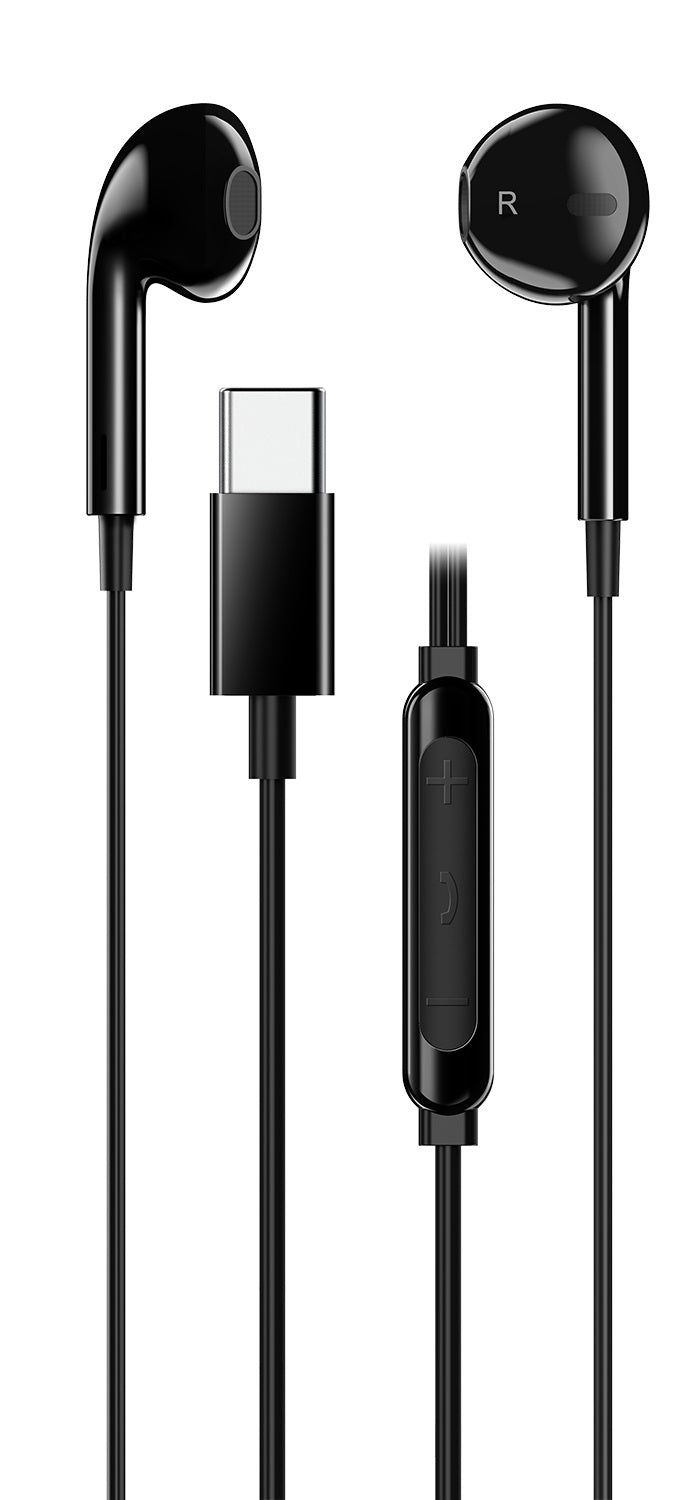 Genius Mobile Headset In-Ear USB-C Inline Control HS-M365 Black