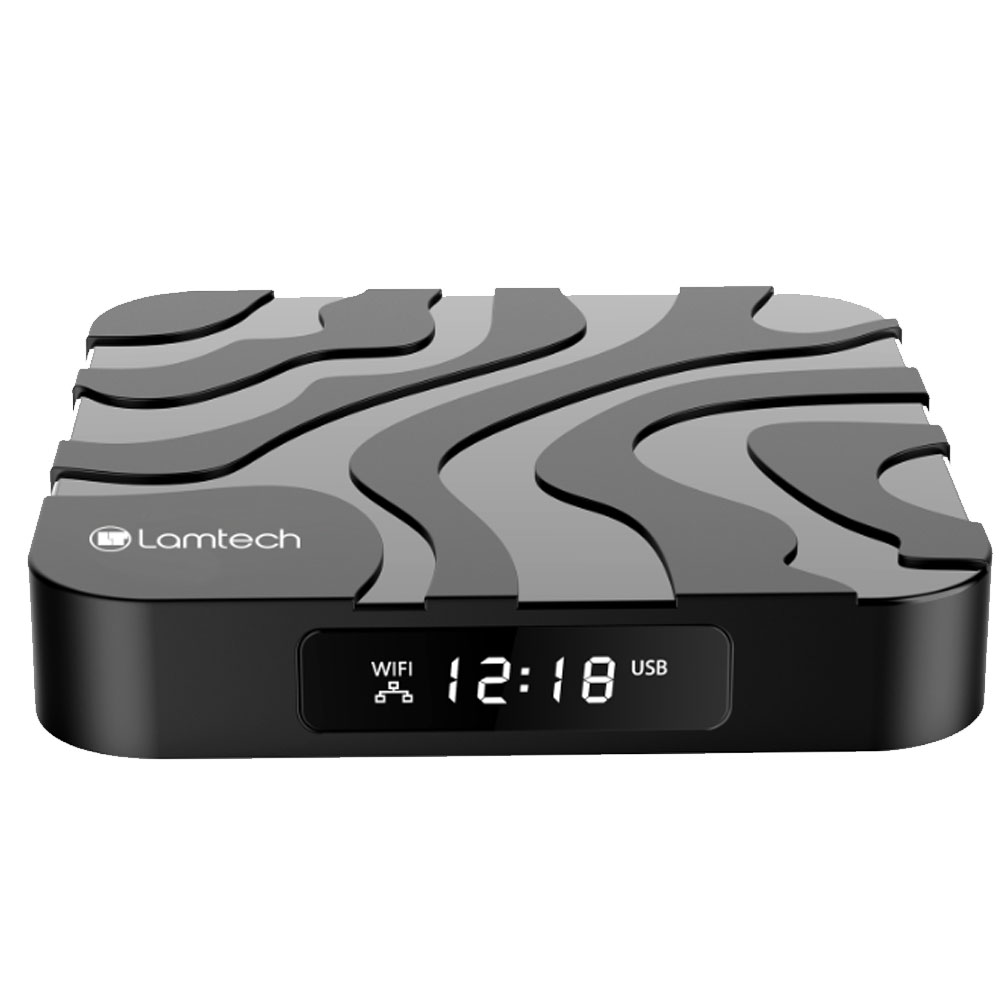 Media Player LAMTECH Android 12.0 TV Box 8K LAM023466 black