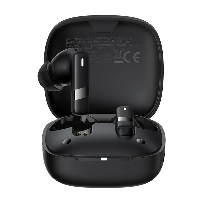 Baseus E20 Headphones In Ear TWS Bowie Black