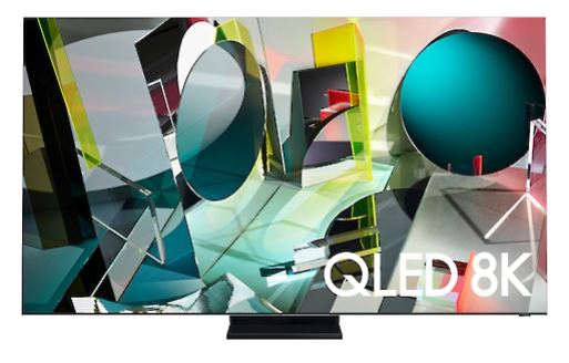 SAMSUNG TV 65'' Q950T, 7680x4320, 8K, QLED, SMART, 4700 PQI, QUANTUM HDR 4000, HDMIx4, USBx3, ETHERNET, STAINLESS STEEL