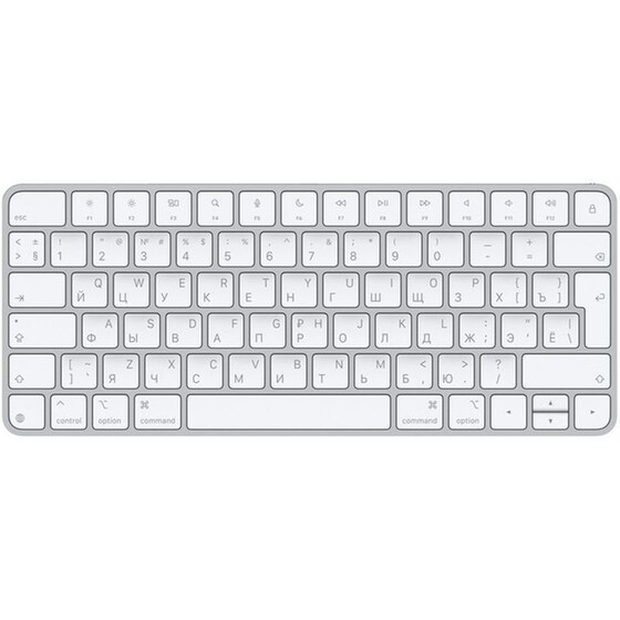 Apple Magic Keyboard Ασύρματο Πληκτρολόγιο Bluetooth και USB-C Ασημί (RS)