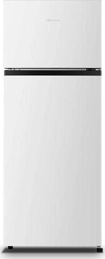 HISENSE RT267D4AWE Refrigerator with Upper Freezer, White