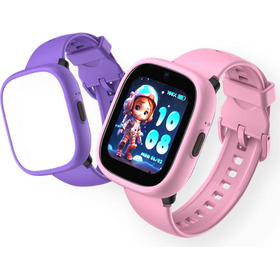 Smartwatch Kiddoboo WatchMe Gen 2 44mm - Pink/Purple