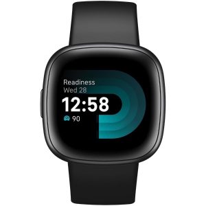 Fitbit Versa 4 Aluminum 41mm Waterproof Smartwatch with Heart Rate Monitor