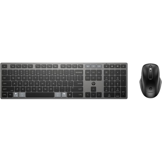 HP 720 9T5A9AA Ασύρματο Bluetooth Μηχανικό Σετ Πληκτρολόγιο & Ποντίκι Μαύρο (US)