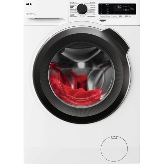 AEG LF5Z48BG 8 kg 1.400 Στροφές Λευκό Πλυντήριο Ρούχων