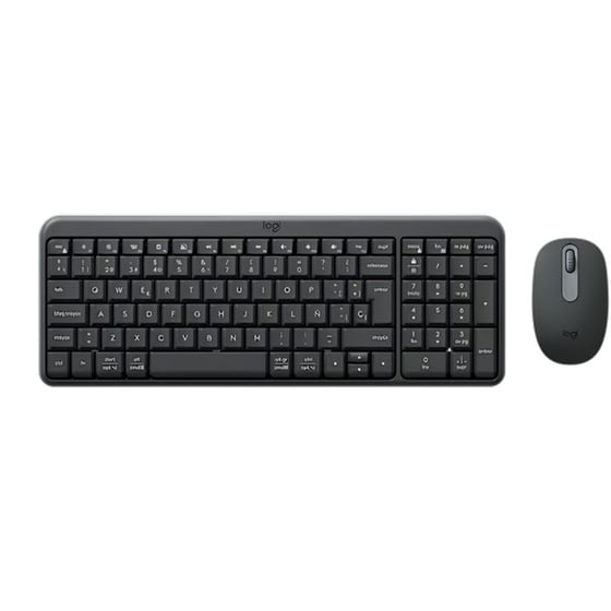 Logitech MK250 Ασύρματο Bluetooth Μηχανικό Πληκτρολόγιο Μαύρο (US)