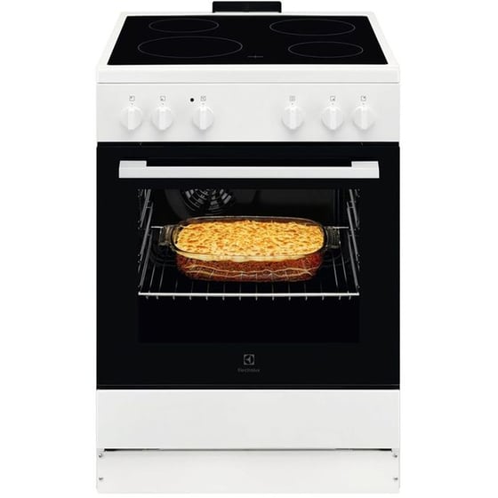 ELECTROLUX LKR620003W 57 Lt Λευκό Ηλεκτρική Κουζίνα Κεραμική