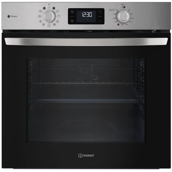 INDESIT IO 278PS X 71 Lt Inox Εντοιχιζόμενος Φούρνος Άνω Πάγκου