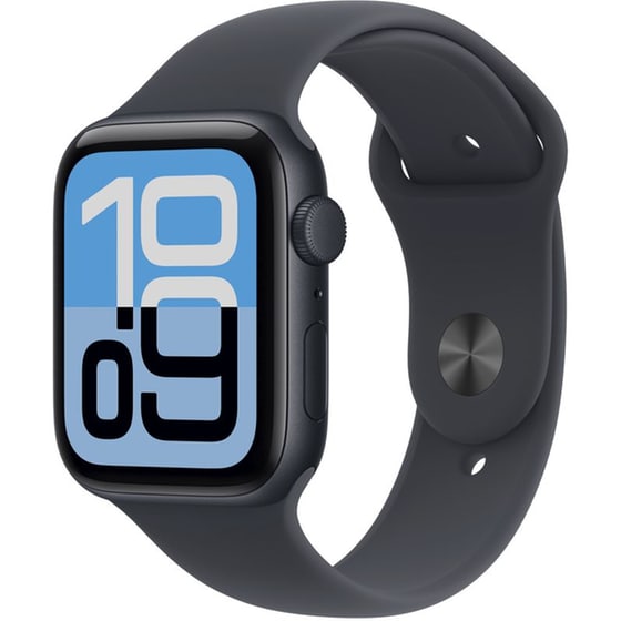 Apple Watch SE 3 GPS 44mm Midnight Aluminum Case with Midnight Sport Band - M/L