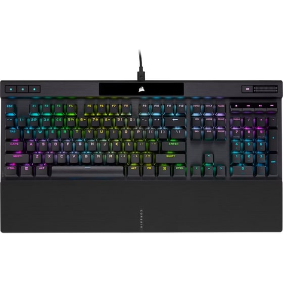 Corsair K70 RGB Pro Gaming Μηχανικό Ενσύρματο USB Πληκτρολόγιο RGB Μαύρο (US)
