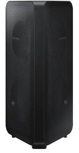 SAMSUNG SOUND TOWER BLUETOOTH 240W, CHANNEL 2, 4 SPEAKERS, BI-DIRECTIONAL SOUND, BUILT-IN BATTERY, WATER RESISTANT (IPX5), BUILT-IN PARTY LIGHTS, DJ EFFECTS, MP3/AAC/WAV/FLAC, AUDIO X1, USB X1, WIRED/ WIRELESS, Black