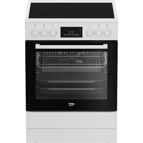 BEKO FBM67300WDS 72 Lt Λευκό Ηλεκτρική Κουζίνα Κεραμική