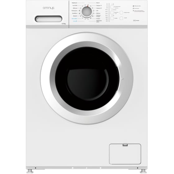 OMNYS WNM-6WH25BASSL 6kg 1.000 Στροφές Λευκό Πλυντήριο Ρούχων