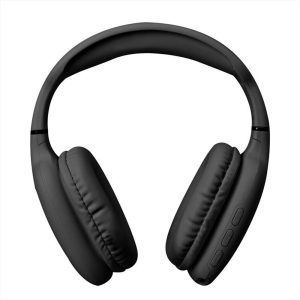 SBS Wireless Stereo Headphones with integrated controls and microphone Black
