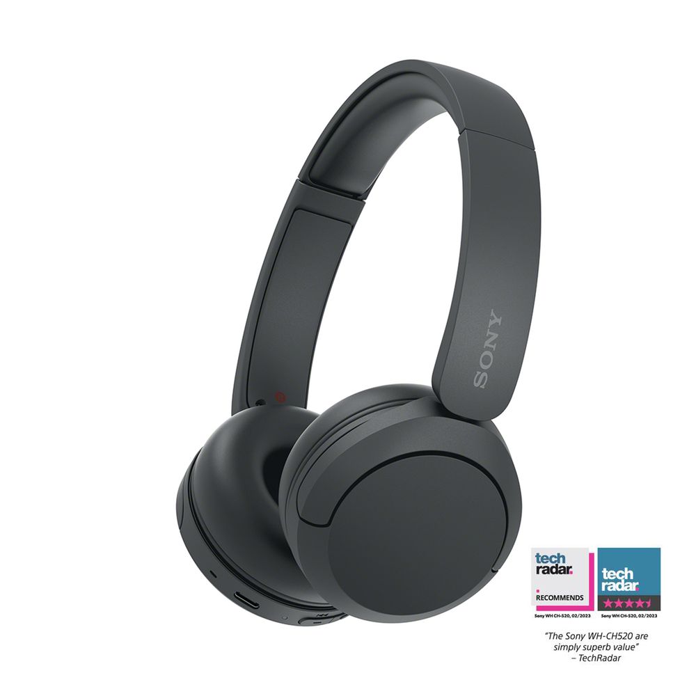 Sony WHCH520 Wireless Headphones Black