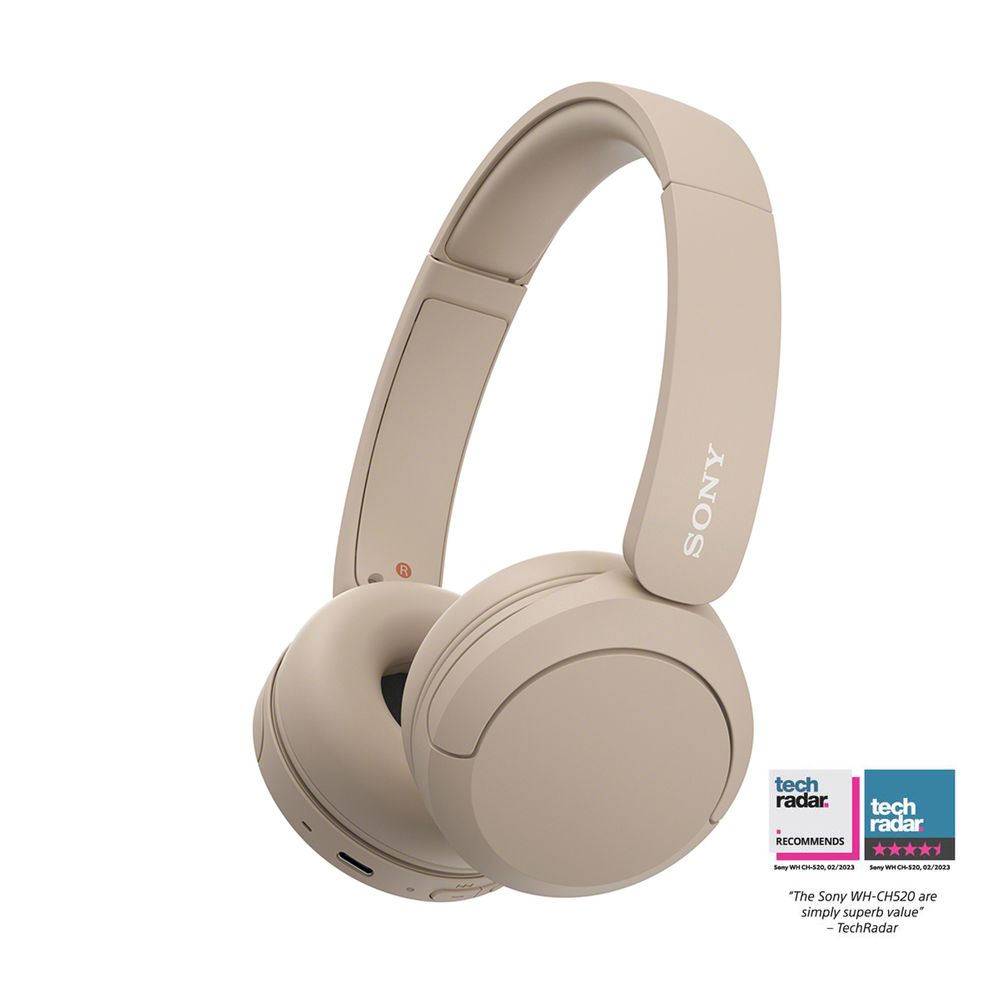 Sony WH-CH520 Wireless Headphones Beige
