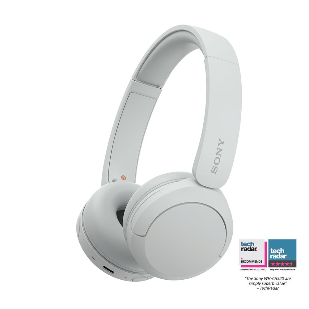Sony WH-CH520 Wireless Headphones White