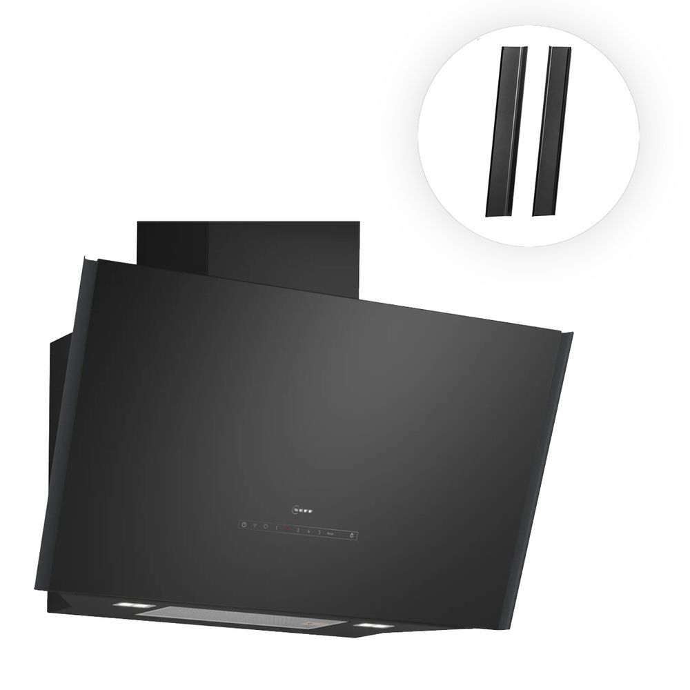 Neff NINCL90D0 Απορροφητήρας Καμινάδα D98IPT2Y5 & 51.1 cm Deep Black Flex Design Kit