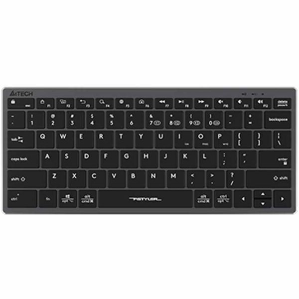 FBX51C GREY KEYBOARD FSTYLER COMPACT DUAL MODE BT/WIRELESS 2.4G A4TECH
