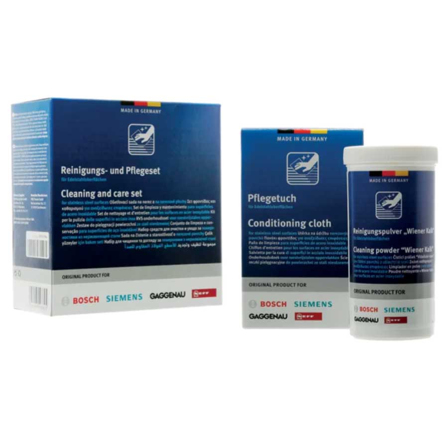 Bosch, Siemens 311964 Complete care set for stainless steel surfaces