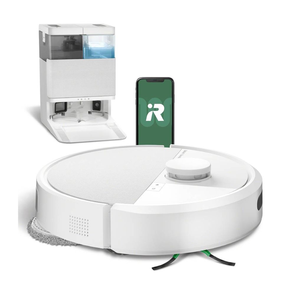 iRobot Roomba Plus 405 Combo με AutoWash Dock White