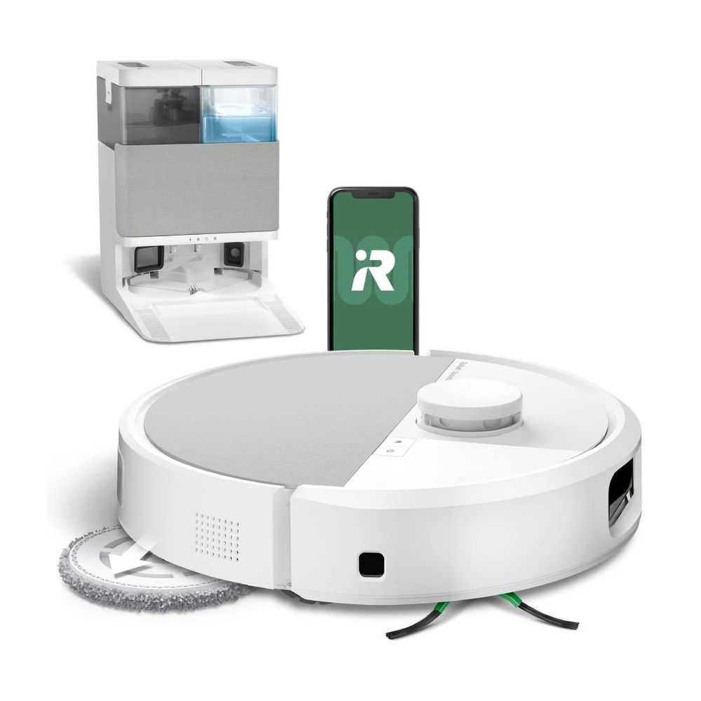 iRobot Roomba Plus 505 Combo Robot με AutoWash Dock White