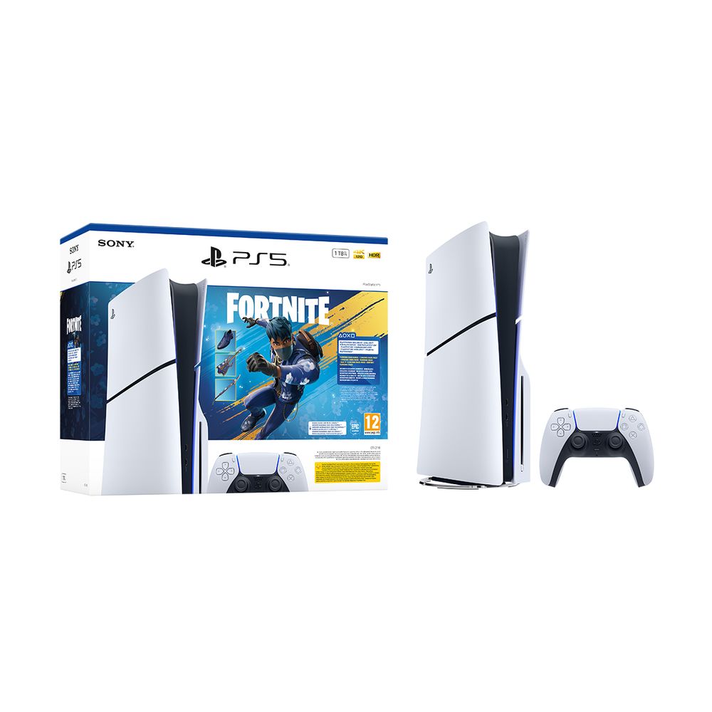Sony PS5 Standard Edition 1TB & Fortnite Flowering Chaos Bundle