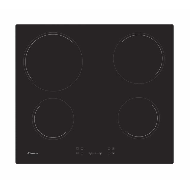 CANDY CH64CCB Ceramic Hobs 4 Zones 60cm Black