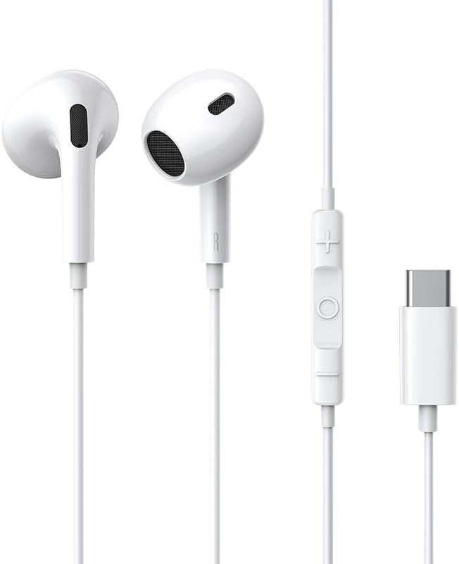 Baseus Earphones Wired Type C Encok CZ17 White