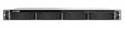 QNAP NAS 4-Bay Rackmount Short-Depth ARM Quad-Core, 4GB RAM, Dual 2.5GbE Ports & USB 3.2 TS-433eU