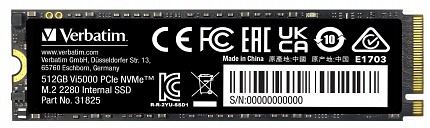 Verbatim SSD NVME M2 Gen4 512GB VI5000