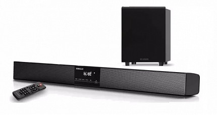 SonicGear BT-6500 SoundBar 200W & Wireless SubWoofer BT-USB-FM-HDMI