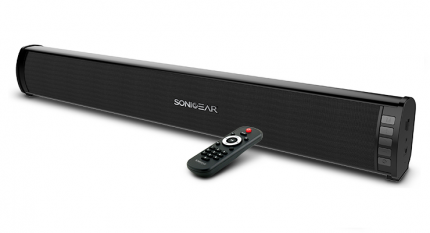 SonicGear SONICBAR 3000 Soundbar for TV/PC 40W RMS Bluetooth, SD Card & FM