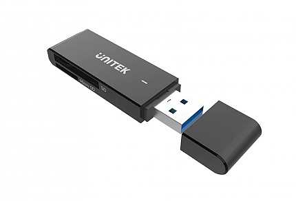 Unitek Y-9327A USB-A 3.0 to Micro SD/SD Card Reader